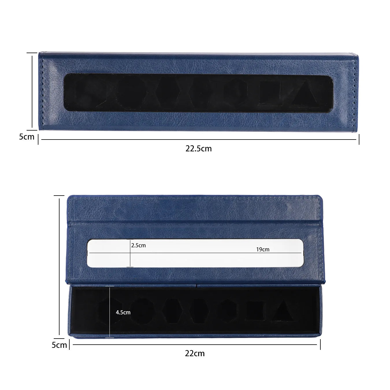 PU Leather Dice Holder Box