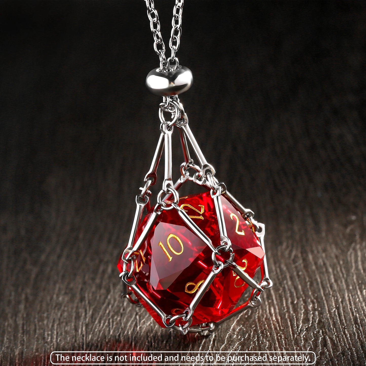 RPG Dice Necklace – Dice Holder Pendant