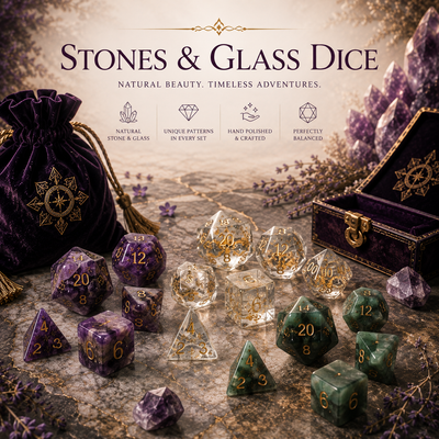 Stone & Glass dice