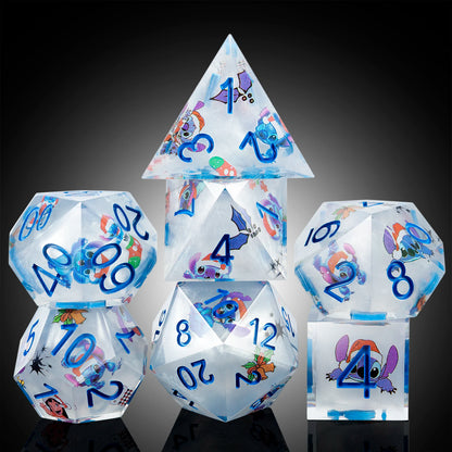 Sharp Edge Dice – Lilo & Stitch Sticker