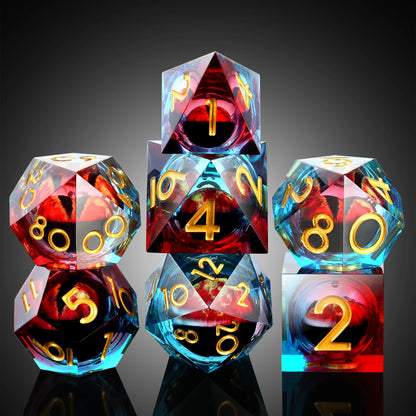 Sharp Edge Dice Set l Floating Eyeball Dragon Eye