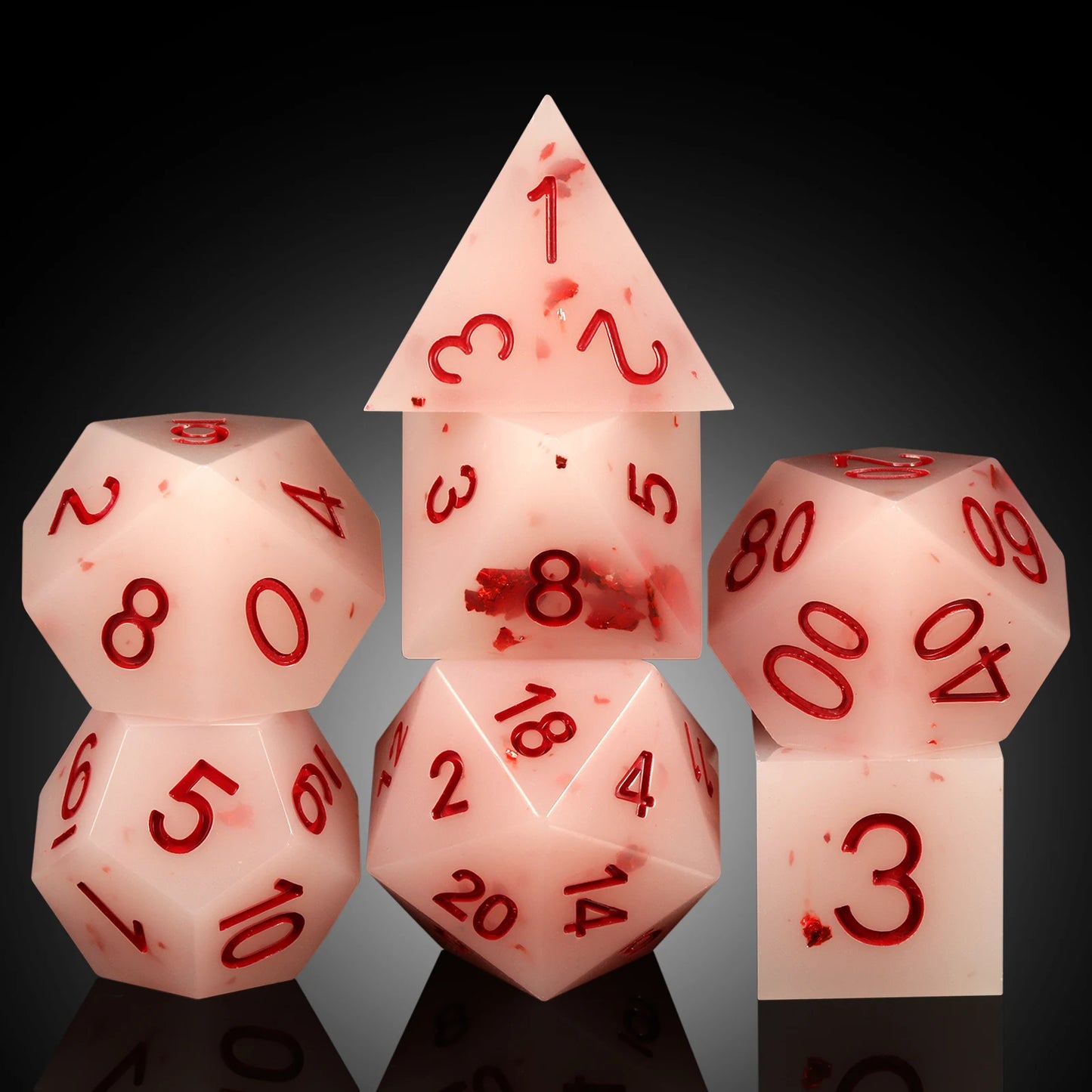 Sharp Edge Dice Set l Strawberry Ice Cream