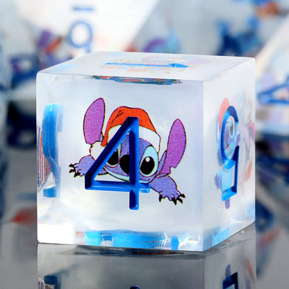 Sharp Edge Dice – Lilo & Stitch Sticker