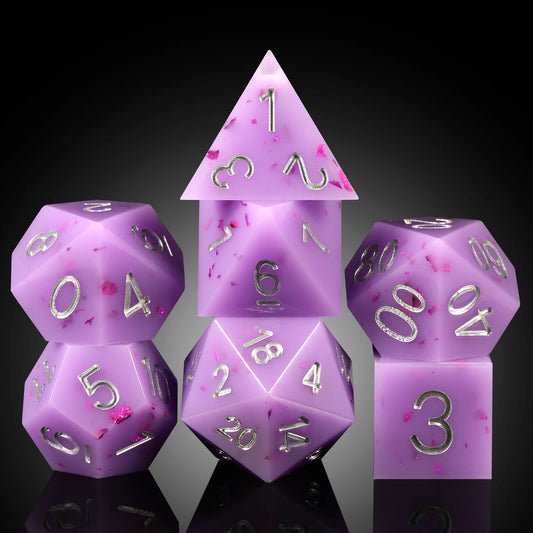 Sharp Edge Dice Set l Taro Ice Cream