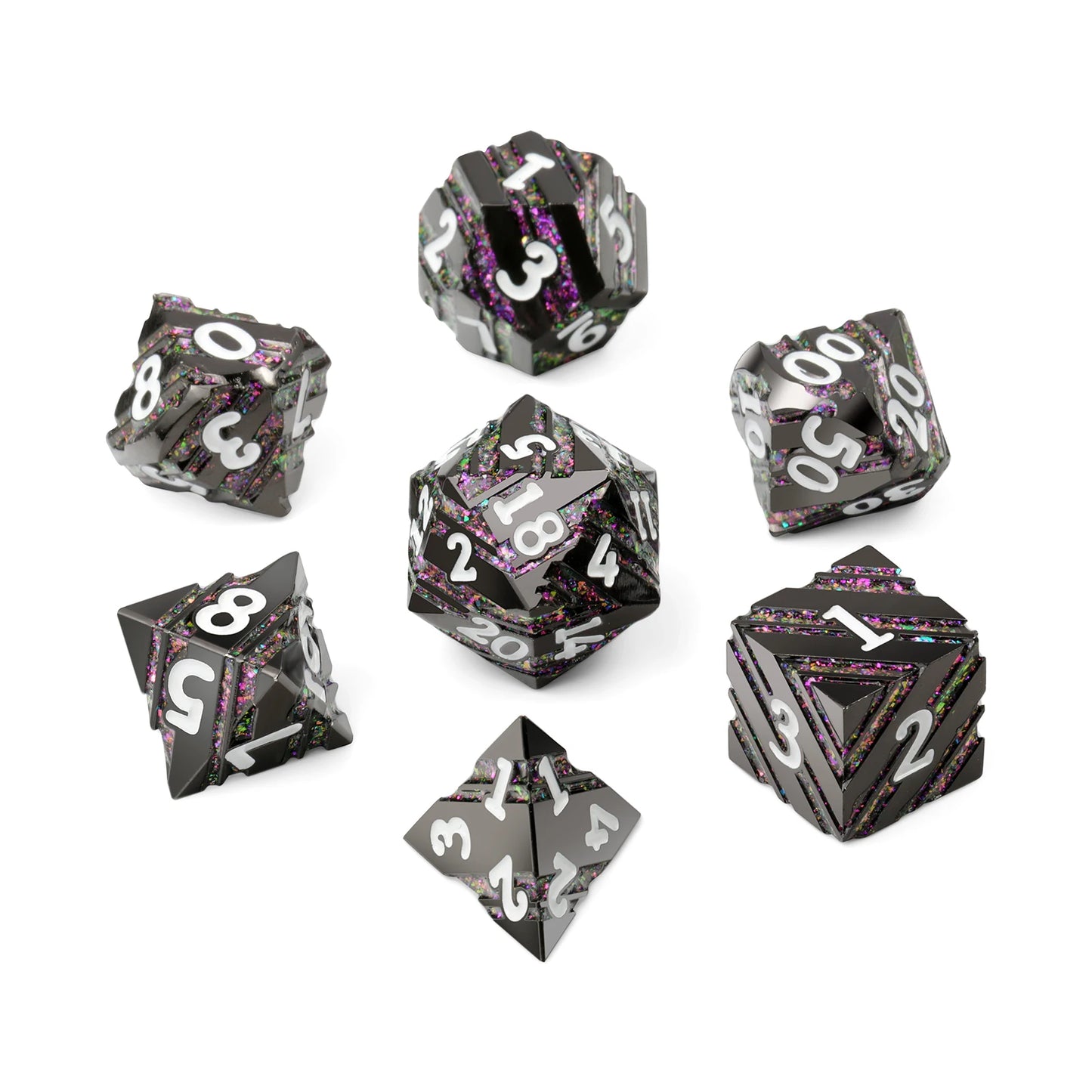 Black nickel and Purple stripes