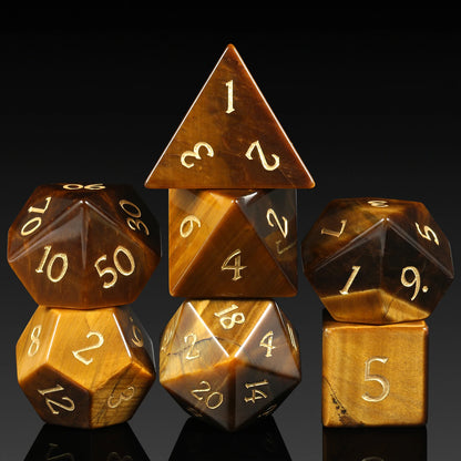 Gemstone Dice set – Natural Stones