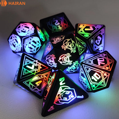 LED Dice Set | Smart Charging D&D Dice