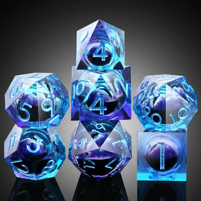 Sharp Edge Dice Set l Floating Eyeball Dragon Eye