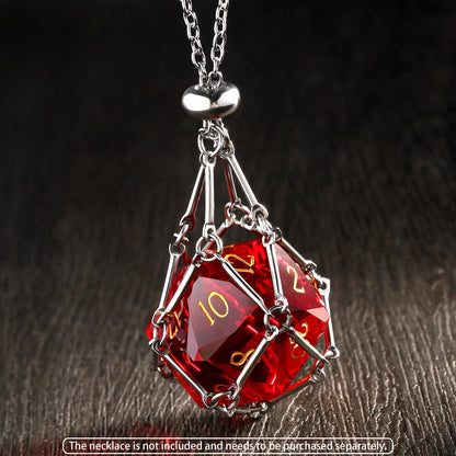 RPG Dice Necklace –  Dice Holder Pendant