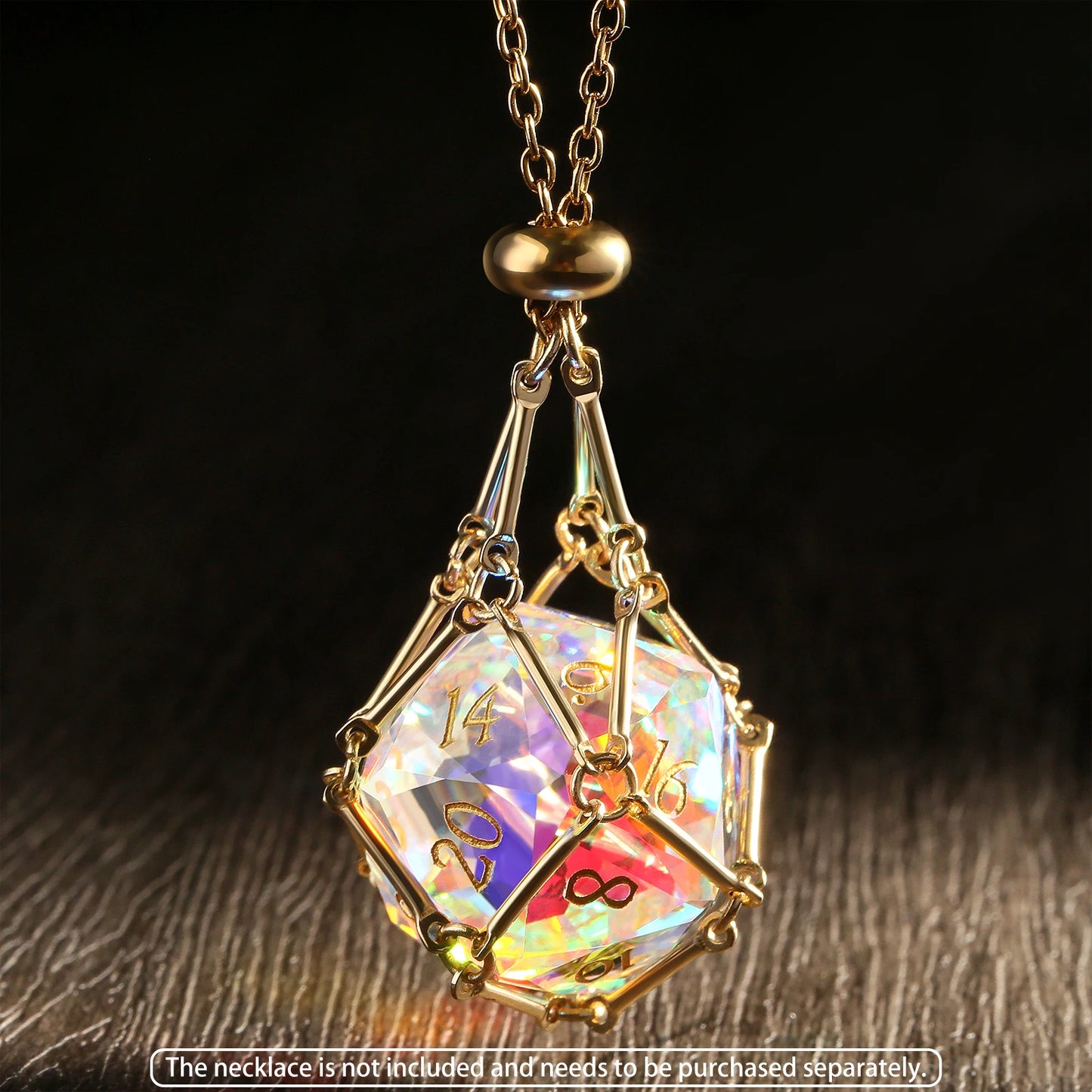 RPG Dice Necklace –  Dice Holder Pendant
