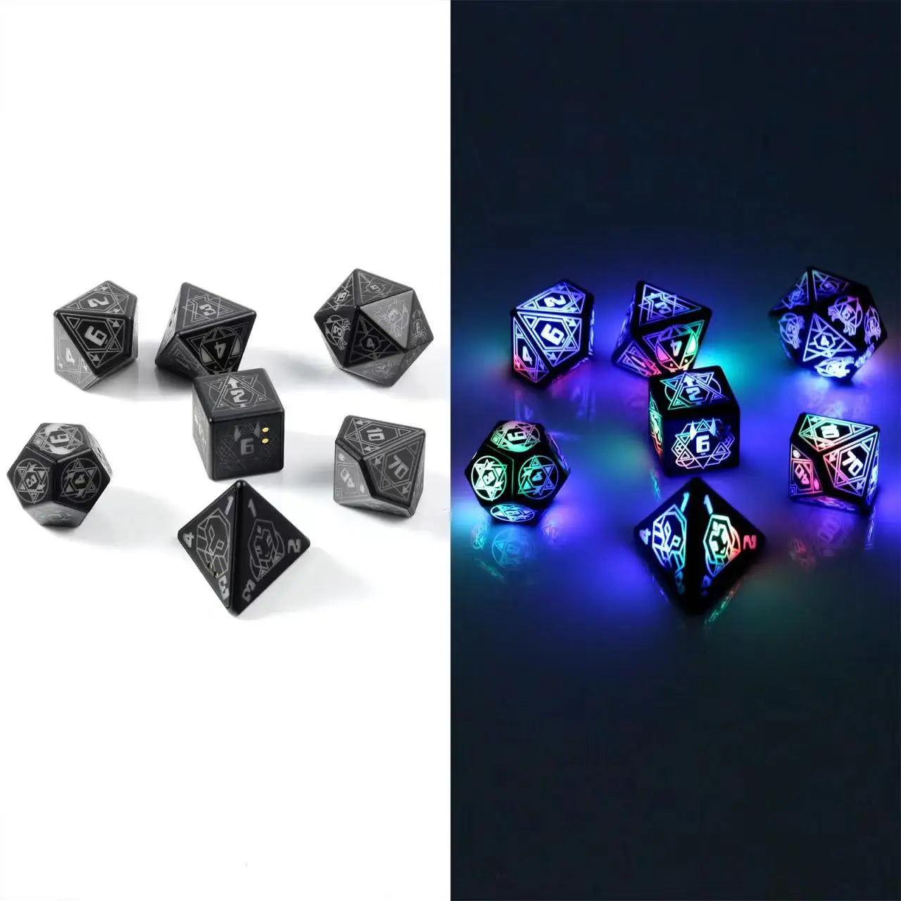 LED Dice Set | Smart Charging D&D Dice