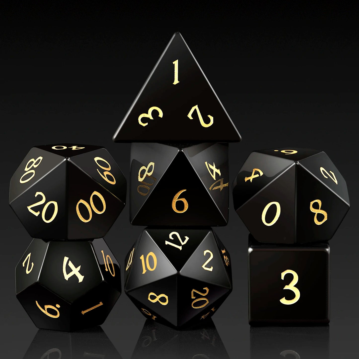 Gemstone Dice set – Natural Stones