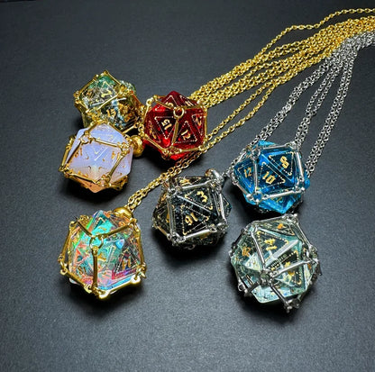 RPG Dice Necklace –  Dice Holder Pendant
