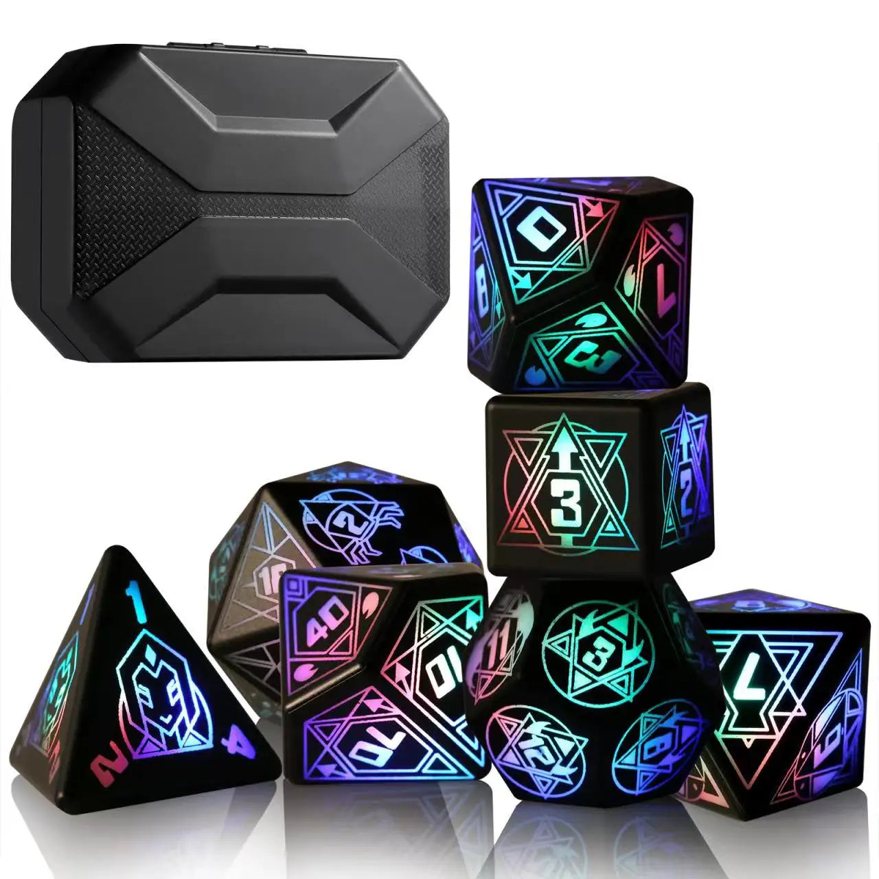 LED Dice Set | Smart Charging D&D Dice
