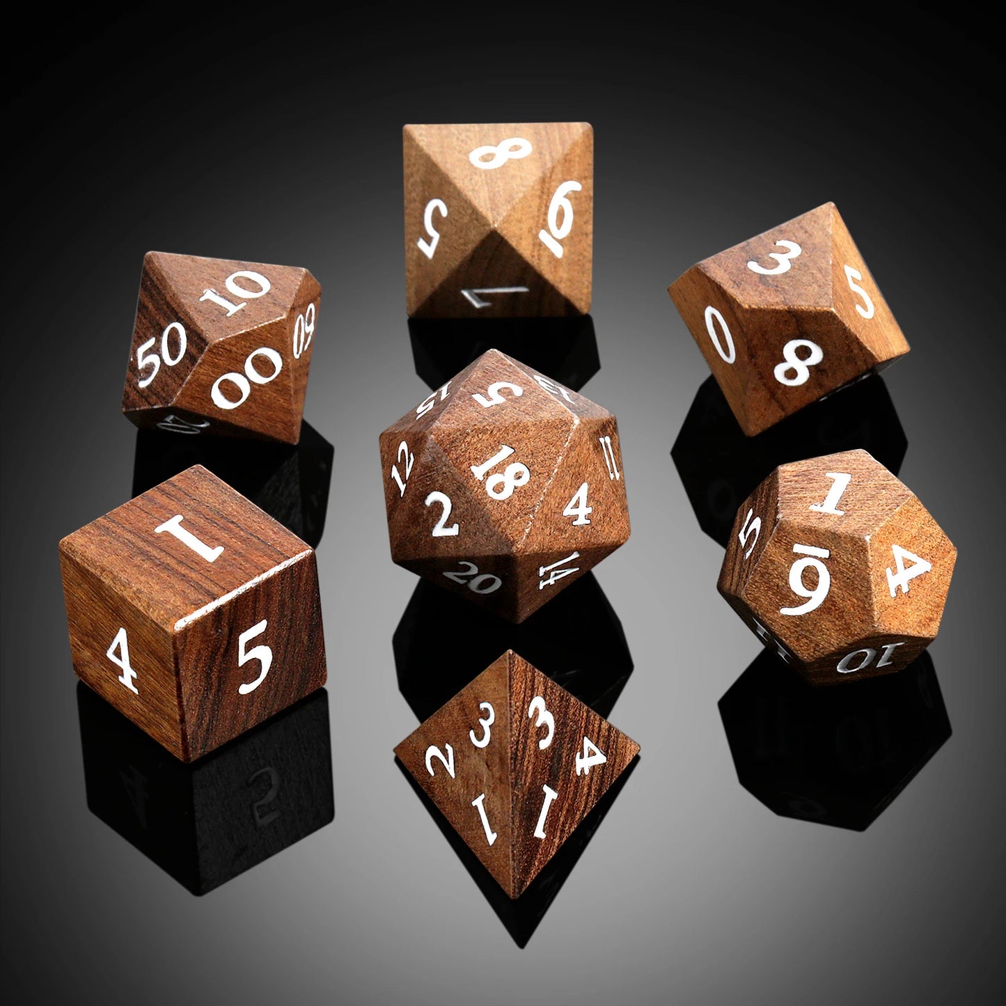 Wood Dice Set | Santos Rose