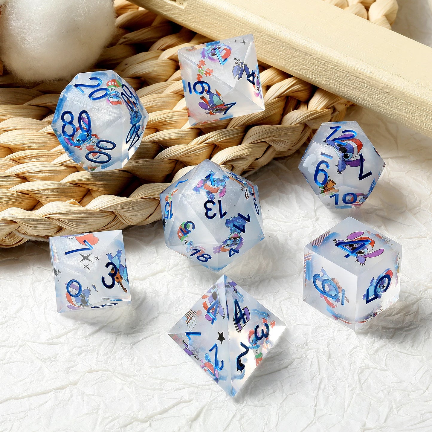 Sharp Edge Dice – Lilo & Stitch Sticker