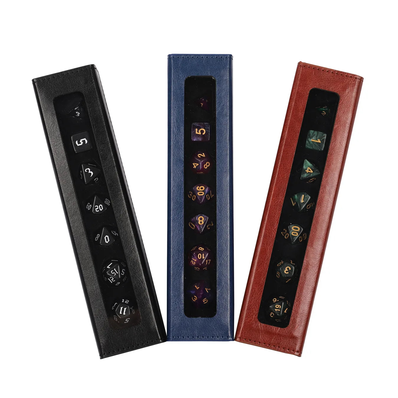 PU Leather Dice Holder Box