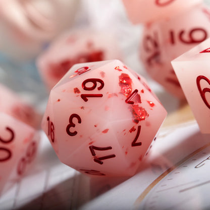 Sharp Edge Dice Set l Strawberry Ice Cream